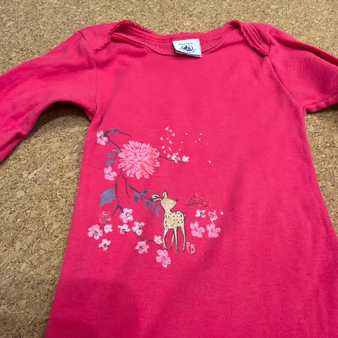 プチバトー ロンパース 12m 74cm - メルカリ