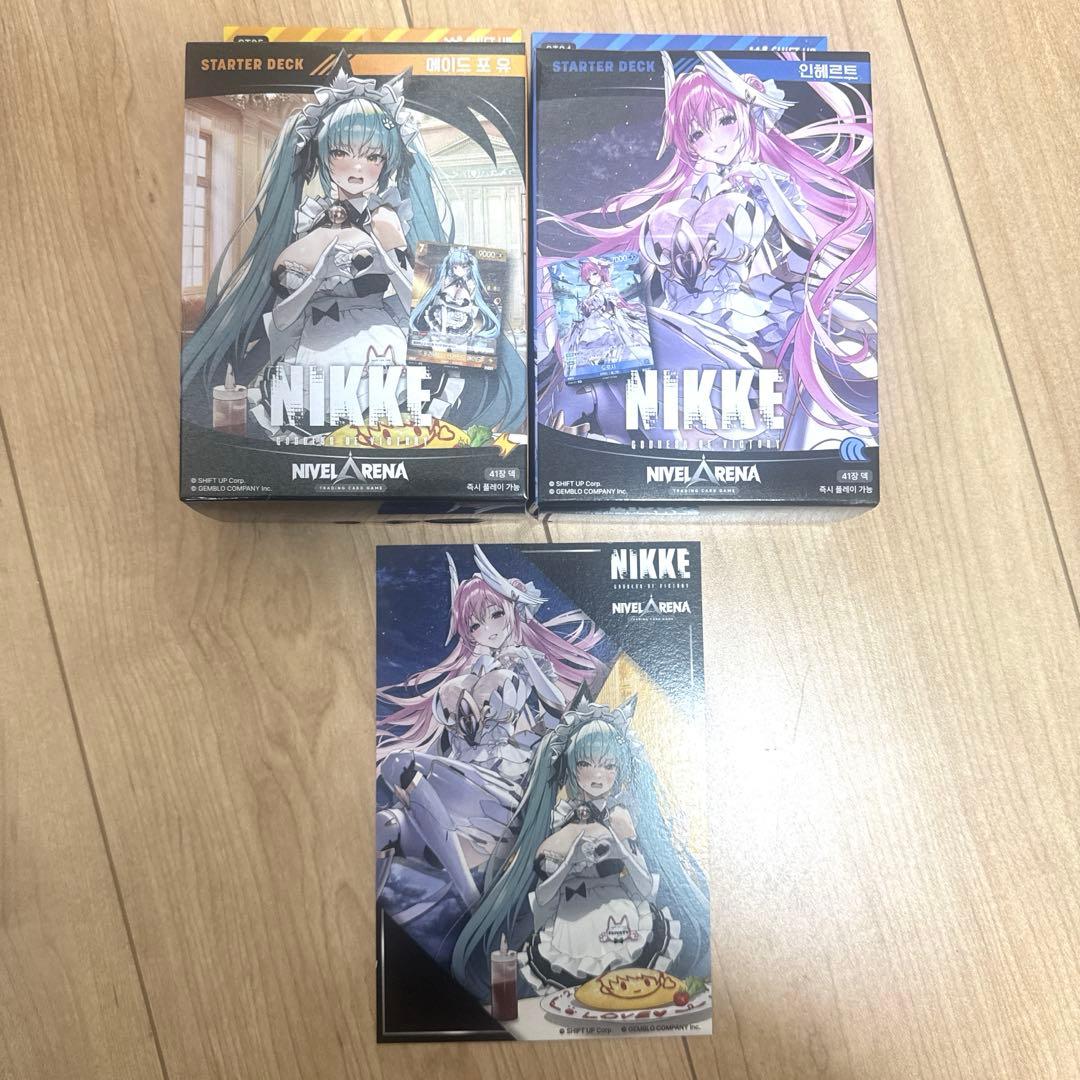 日本未入荷】勝利の女神ニケNIKKE ニベルアリーナ レアセット カード