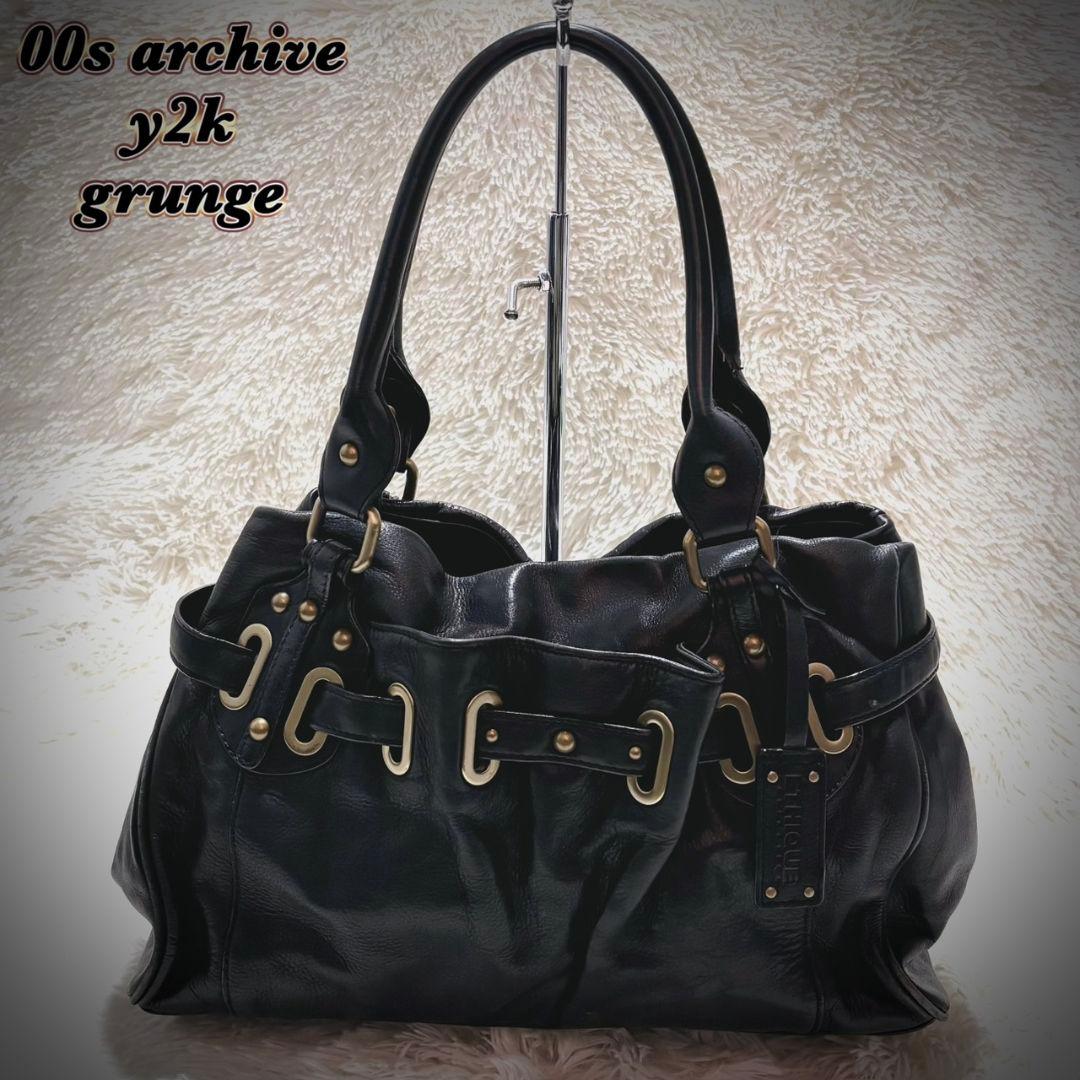 00s archive shoulder bag y2k 金具 チャーム 00s Archive y2k studded one shoulder bag - メルカリ