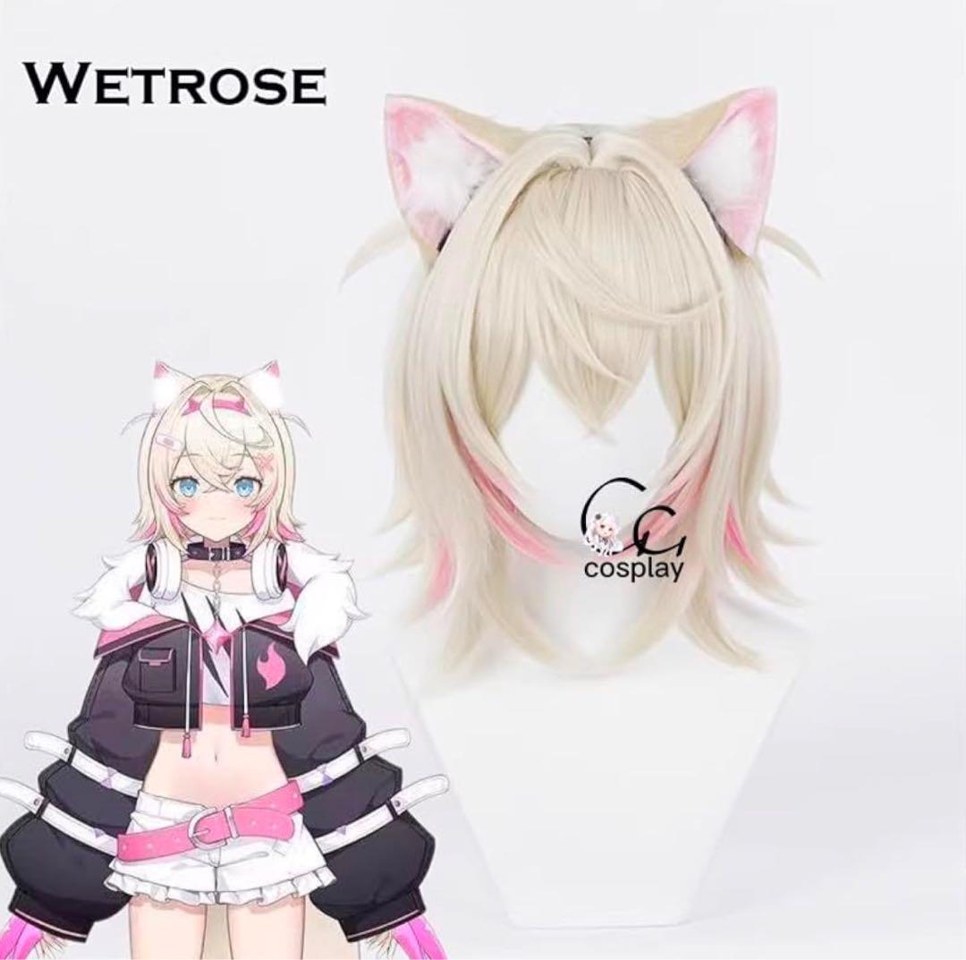 モココ フルセット ウィッグ 衣装 靴 耳 シッポ ホロライブ - メルカリ
