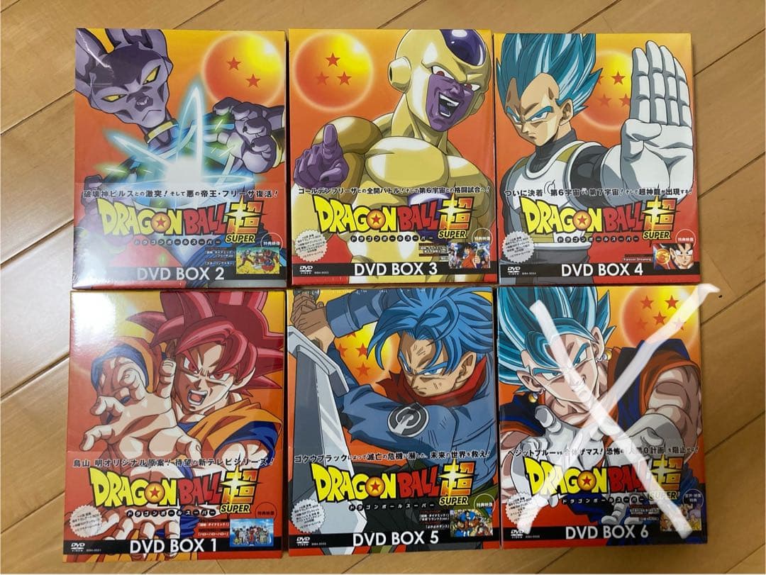 ドラゴンボール超　DVDセット DVD ドラゴンボール超 スーパー 全44巻 ※ケース無し発送 レンタル落ち