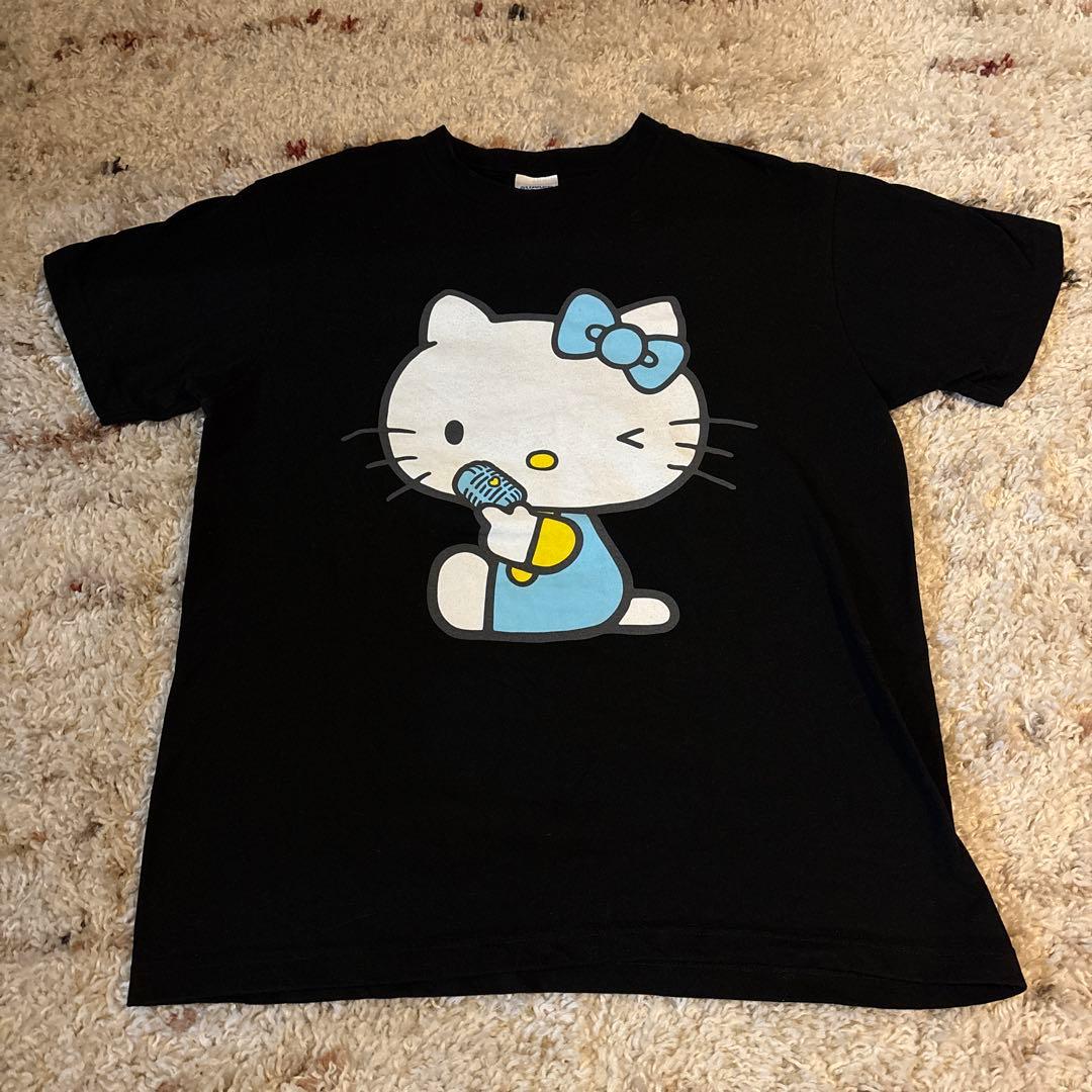 サマーソニック2023 ハローキティコラボ　キティ　ヘリン着　サマソニ SUMMER SONIC｜HELLO KITTY Collaboration T-Shirt (M)ピンク : SUMMER