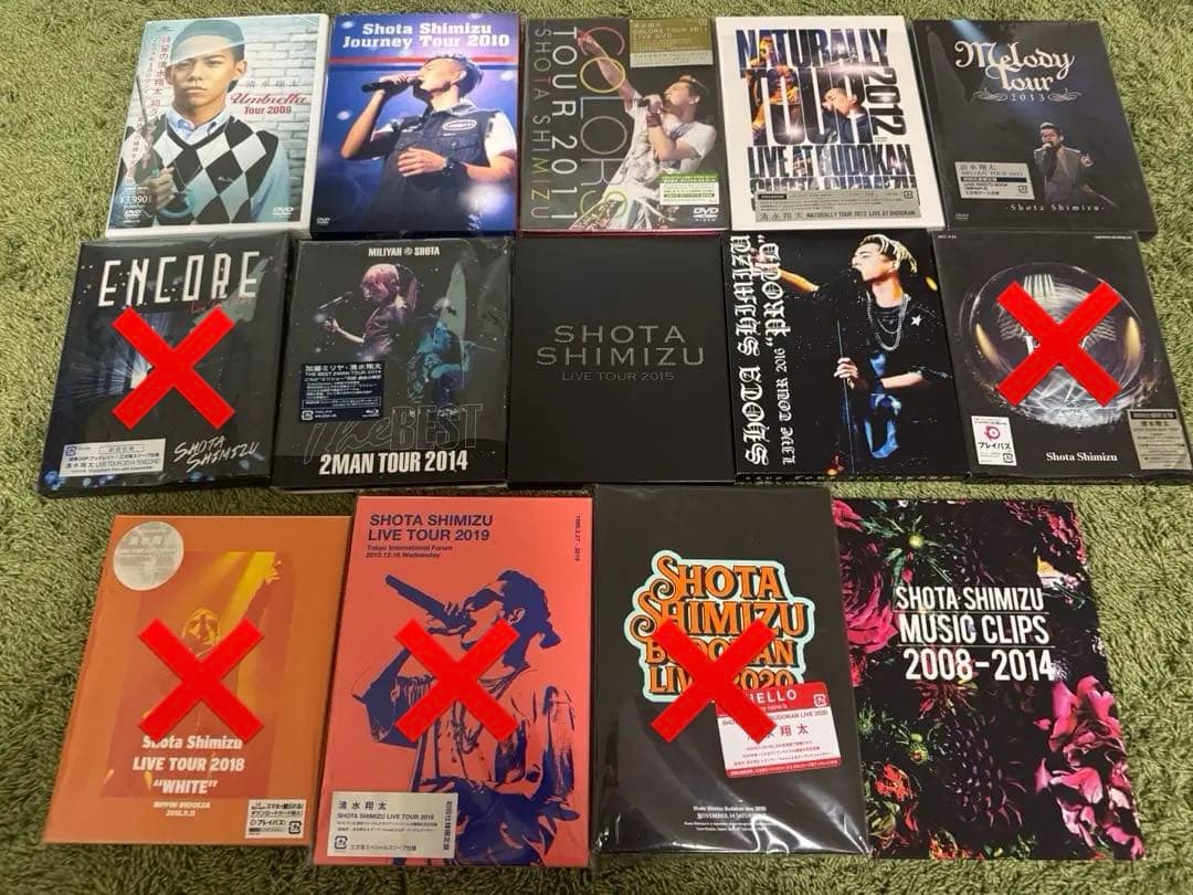 （お正月セール）清水翔太 ライブDVD ・ Blu-ray14枚セット Amazon.co.jp: SHOTA SHIMIZU LIVE TOUR 2024 (Blu-ray) : 清水翔太: DVD