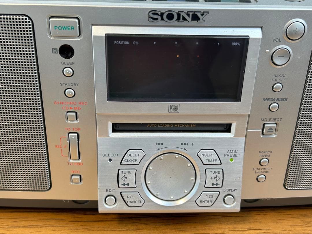 SONY ZS-M50 CD/MDプレイヤー ソニー CDプレイヤー - メルカリ