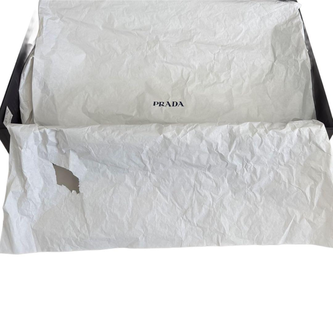 PRADA レザーロングブーツ ブラック 35 1/2 ブラック 箱付き 美品