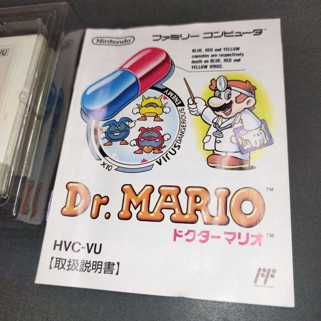 ドクター・マリオ Dr. MARIO 日本語版 ファミコンソフト 取説箱入り美
