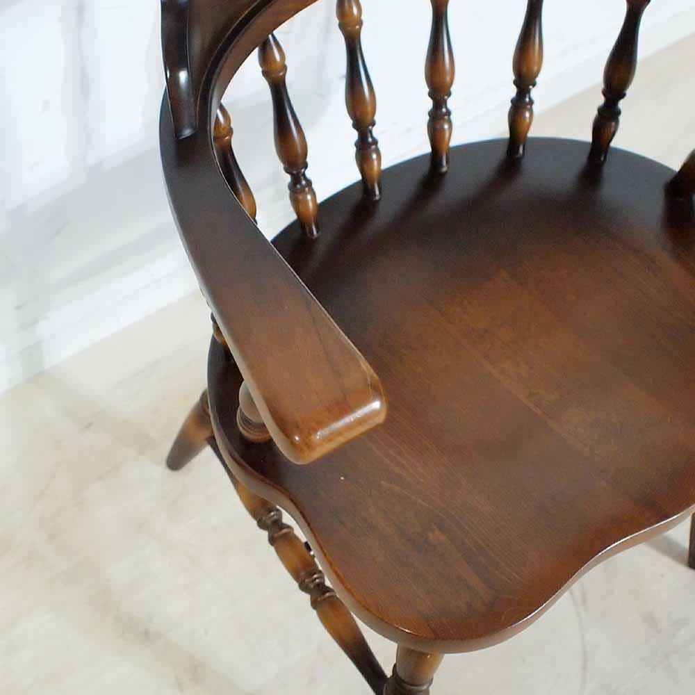 飛騨産業 キツツキ 穂高 キャプテンチェア C アームチェア ZR24383