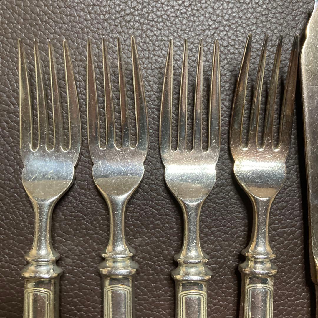 ノリタケ ナイフフォークEPNS(銀メッキ) 8本セットヴィンテージ