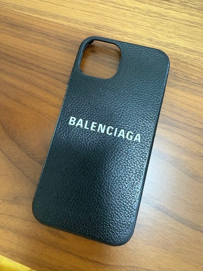 BALENCIAGA iPhoneケース ブラック バレンシアガ iPhone15/14 Pro Maxケース Balenciaga iPhone15 Pro/14