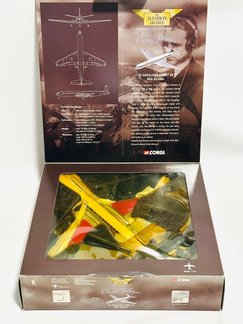 1/144 デ・ハビランド コメット 4B BEA アートアーズ CORGI - メルカリ