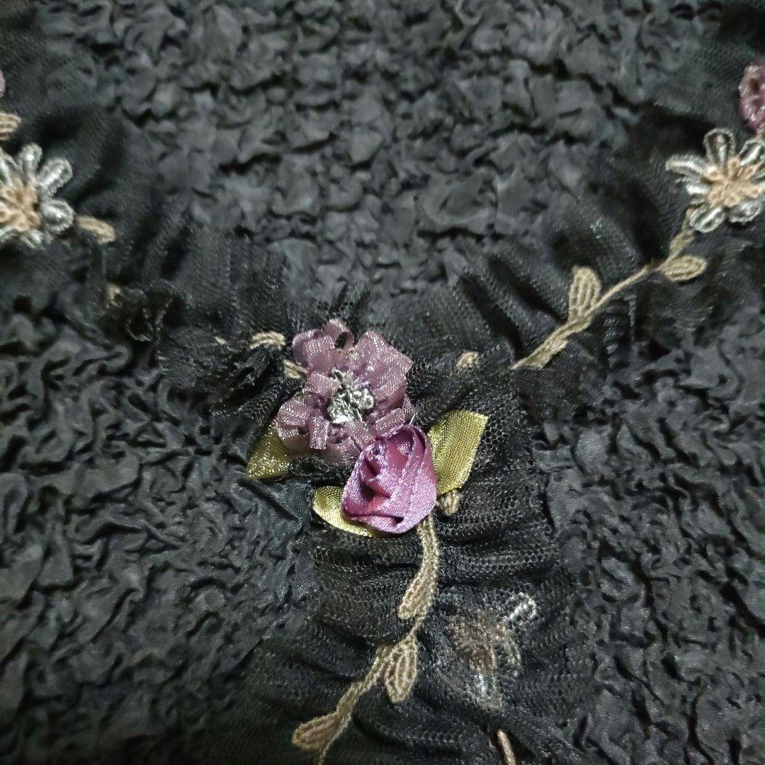 アトリエまりこ♡お花モチーフとレースのブラウス・ノンノンドール