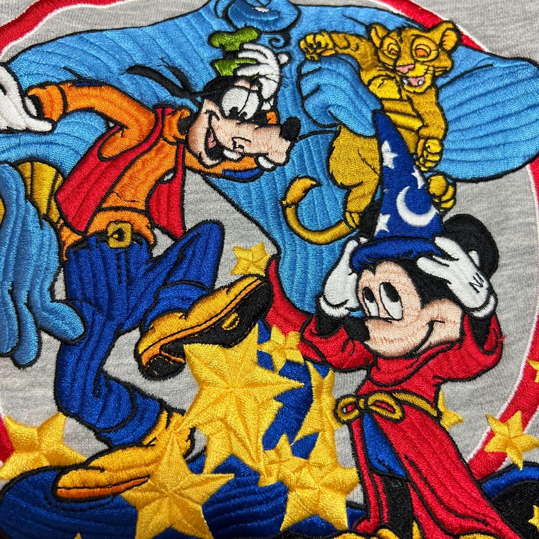 希少XL】Disney 25周年記念刺繍トレーナー ミッキージニー スウェット