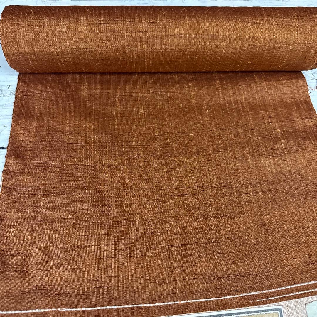未使用 上田紬 真綿絹 絹100% 小諸つむぎ工房 反物 着物反物 着物