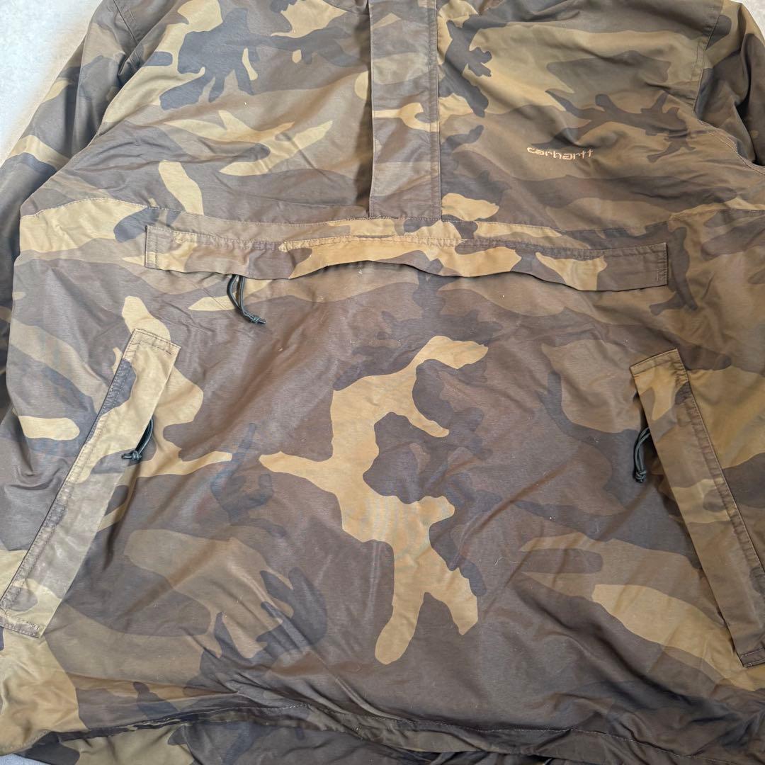 カーハート カモフラージュ柄 アノラックパーカー XL - メルカリ
