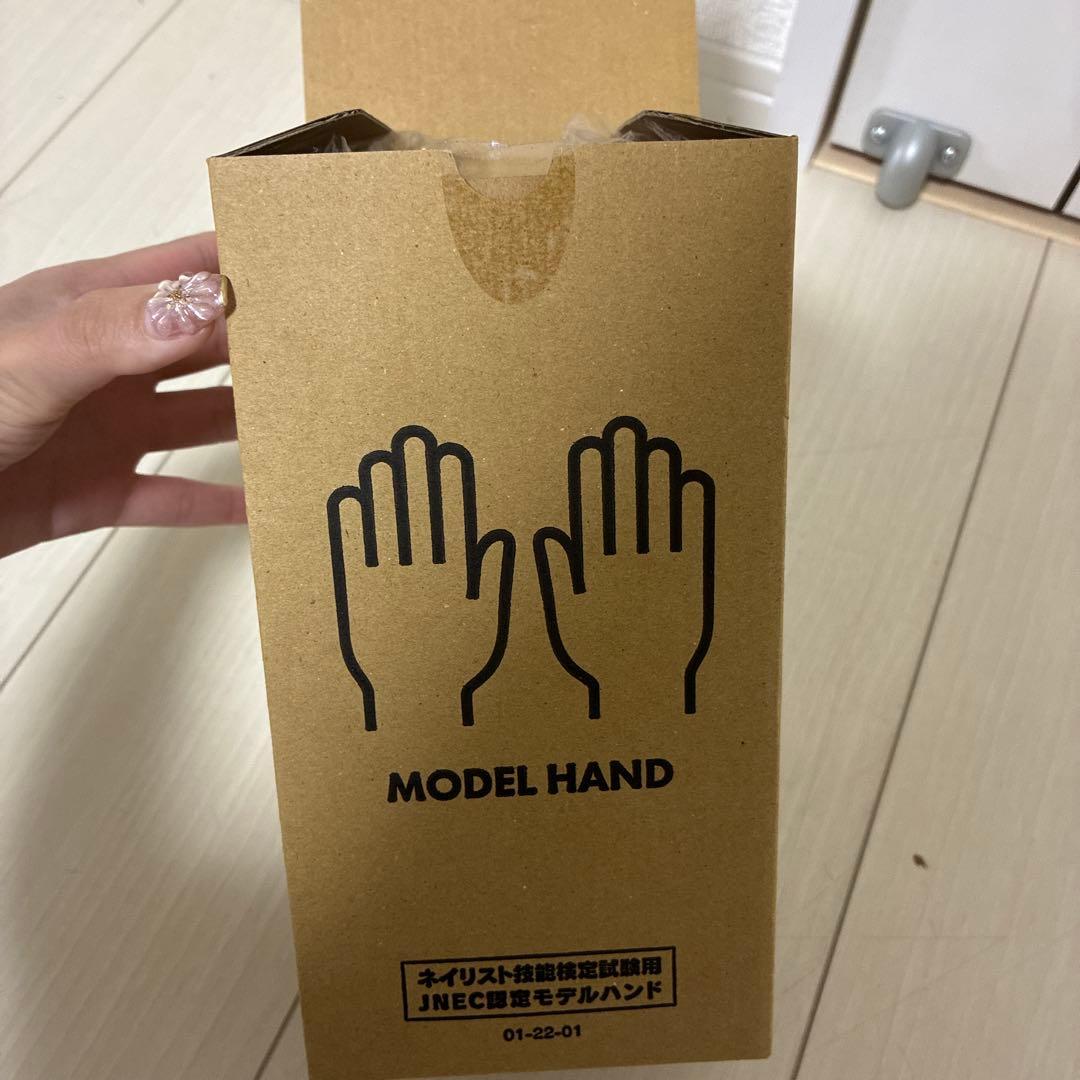 MODEL HAND ネイルアートセット　検定ハンド　ネイリスト検定 ネイリスト技能検定試験用 JNEC認定モデルハンド/チップセット/検定用