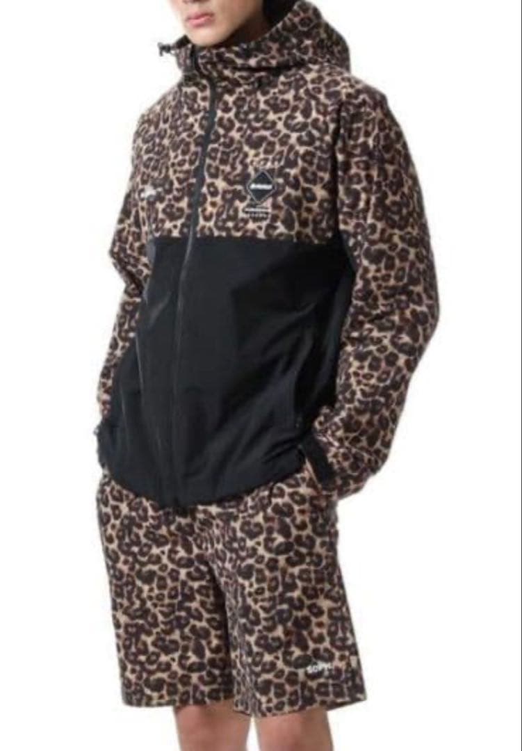 FCRB Bristol ブリストル レオパード M セットアップ 2022SS ソフ×エフシーレアルブリストル セットアップ レオパード柄 メンズ