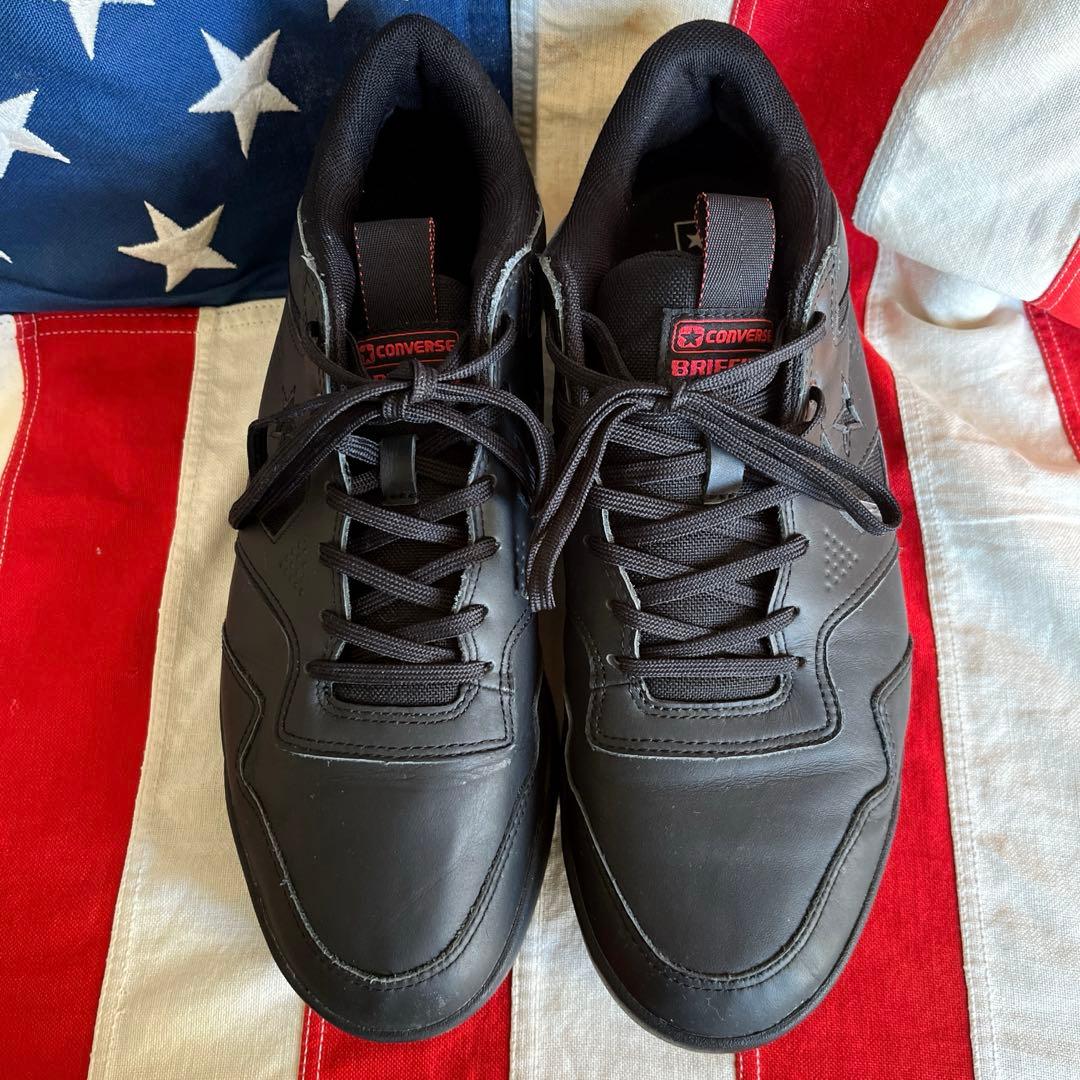 CONVERSE×BRIEFING GOLF スニーカー 28.0cm ブラック