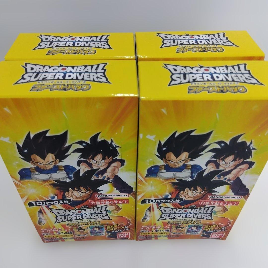 ドラゴンボールスーパーダイバーズファーストパック4BOX - メルカリ