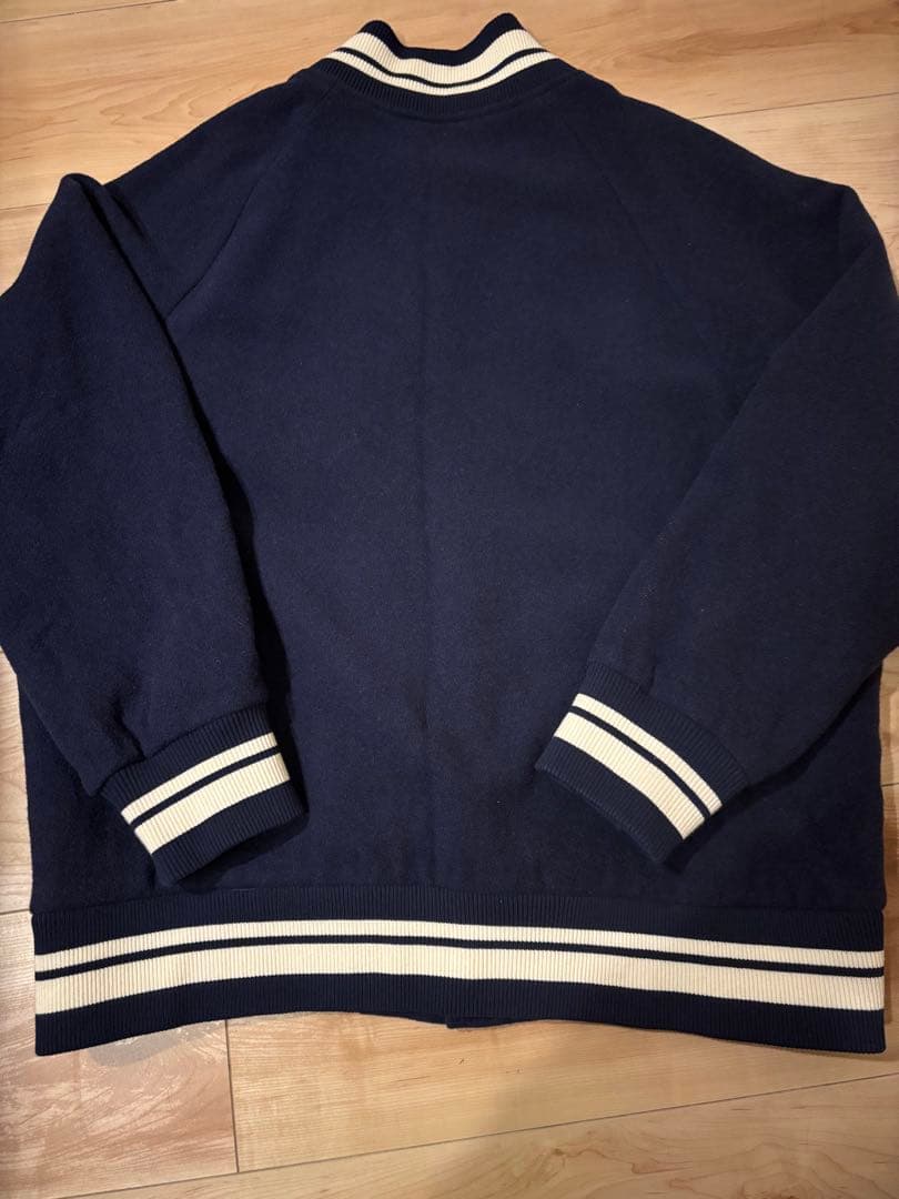 定価5.4万円】極美品 オニツカタイガー スタジャン ネイビー×ホワイト