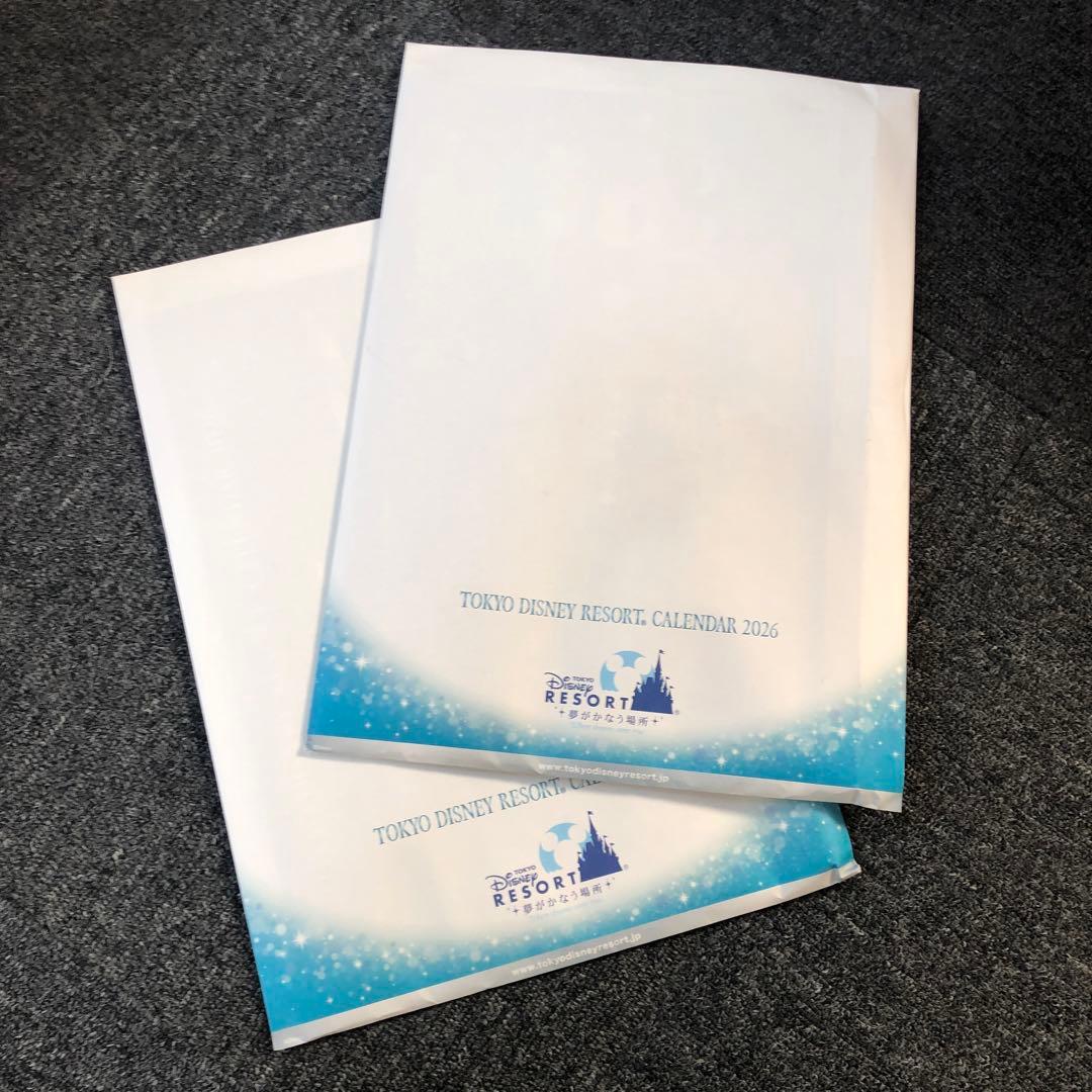 2セット】オリエンタルランド 東京ディズニーリゾートカレンダー 2026