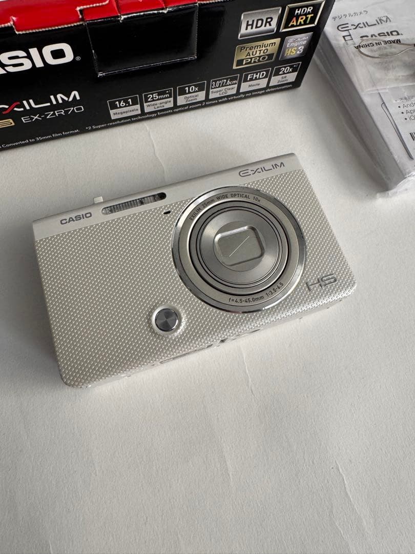 434 完全動作品 CASIO EXILIM EX-ZR70 Wi-Fi搭載 EX-ZR70 コンパクトデジタルカメラ EXILIM（エクシリム）HIGH SPEED