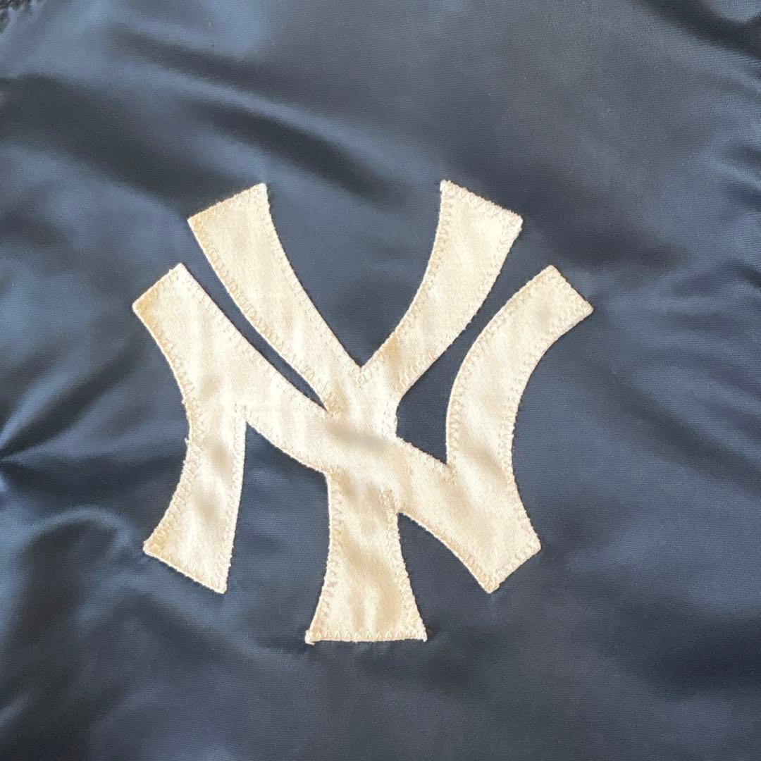 80s USA製 スターター ニューヨークヤンキース サテン スタジャン