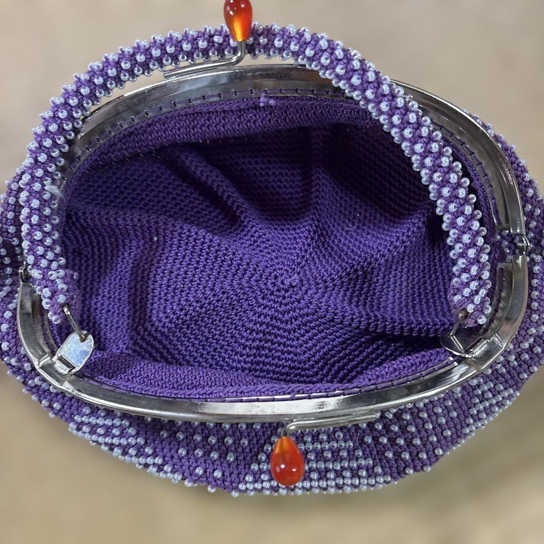 がま口 ビーズ 和装 バック 昭和レトロ - メルカリ