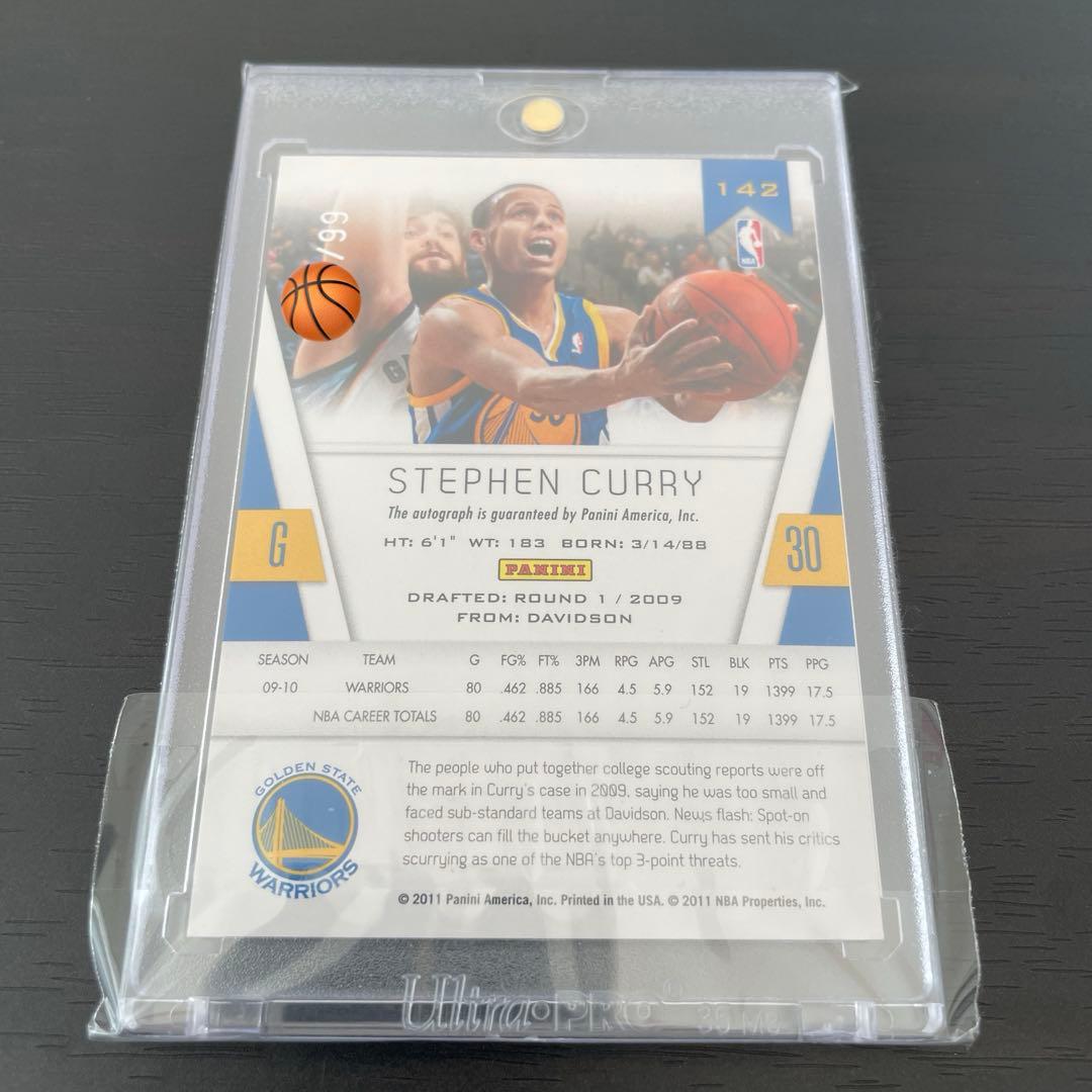 curry ステフィン カリー 直筆サインカード 世界99枚限定 ウォリアーズ