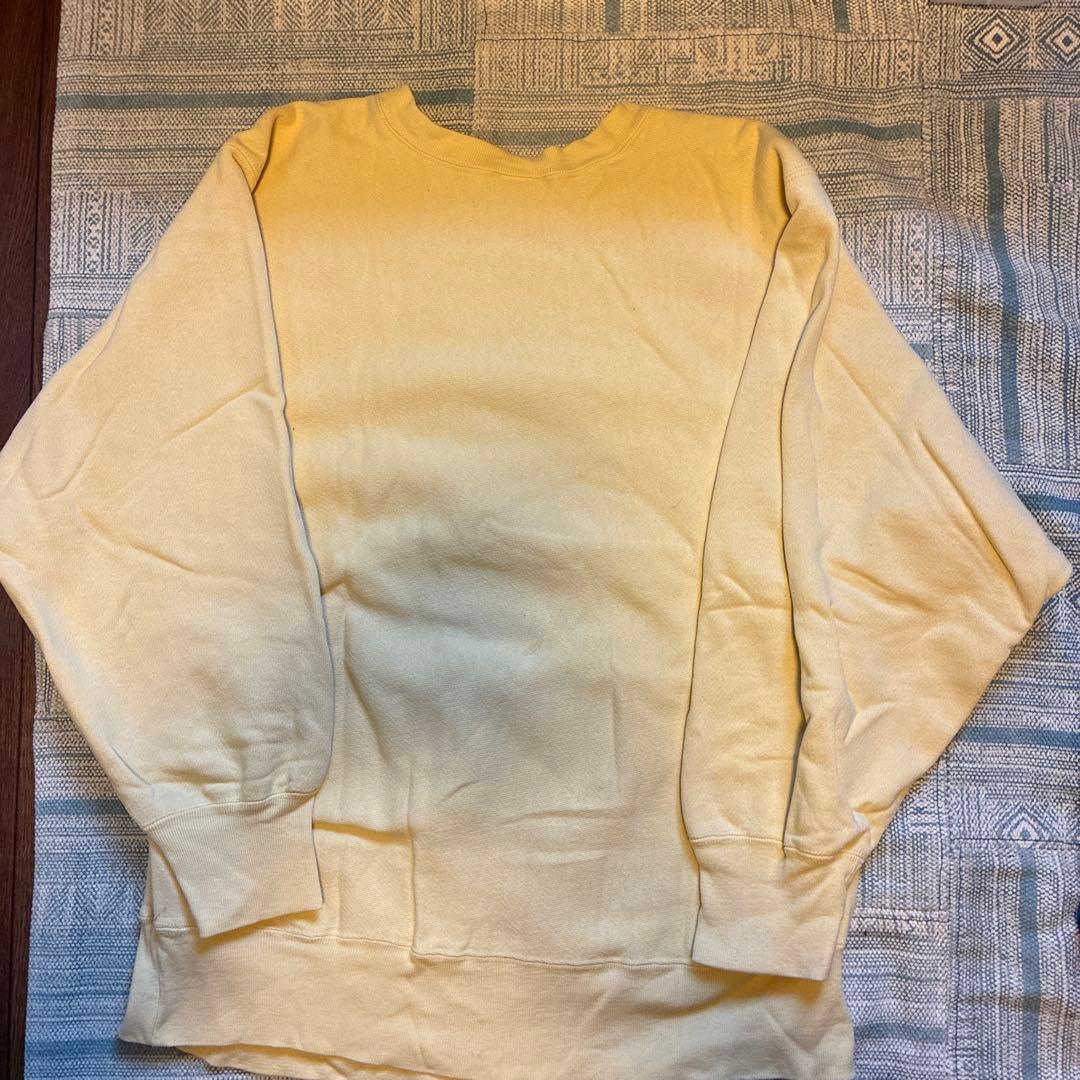 80s 後期 リバースウィーブ レモンイエロー - メルカリ