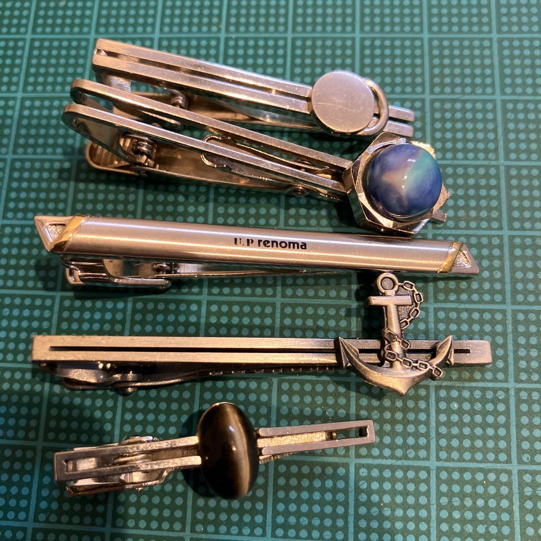 カフスボタン ネクタイピンまとめ売り - メルカリ