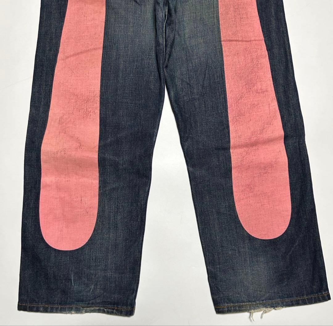 EVISU 大黒 ピンク ビッグカモメ No.2 Lot.2001 W32×35 - メルカリ