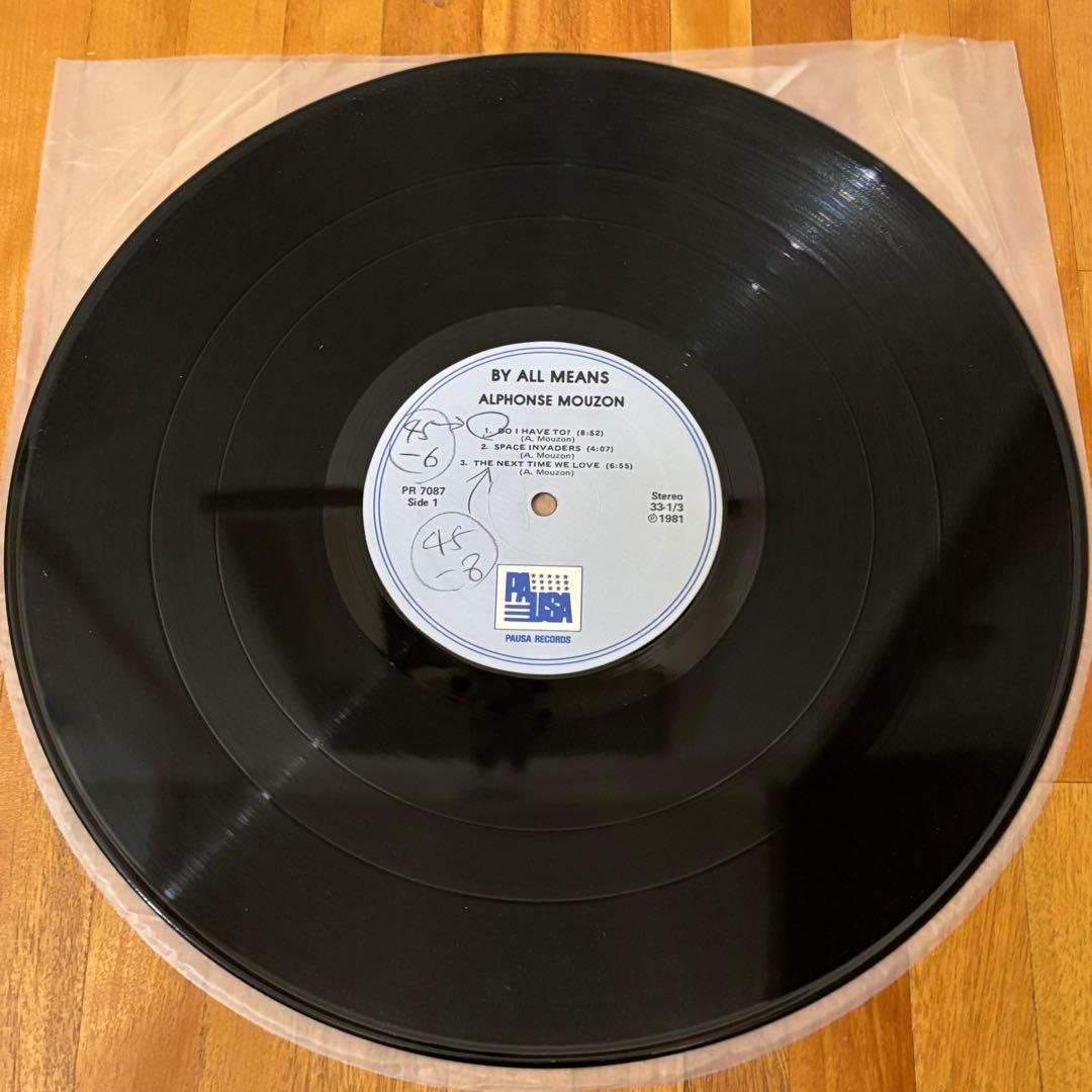 レコード Alphonse Mouzon By All Means レアグルーヴ - メルカリ