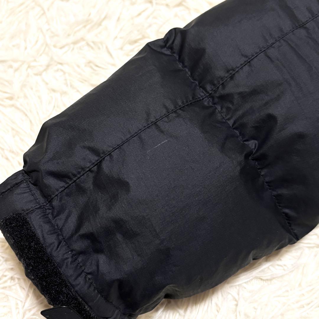 ポロラルフローレン ダウンジャケット M相当 ロゴ ブラック 肉厚 近年