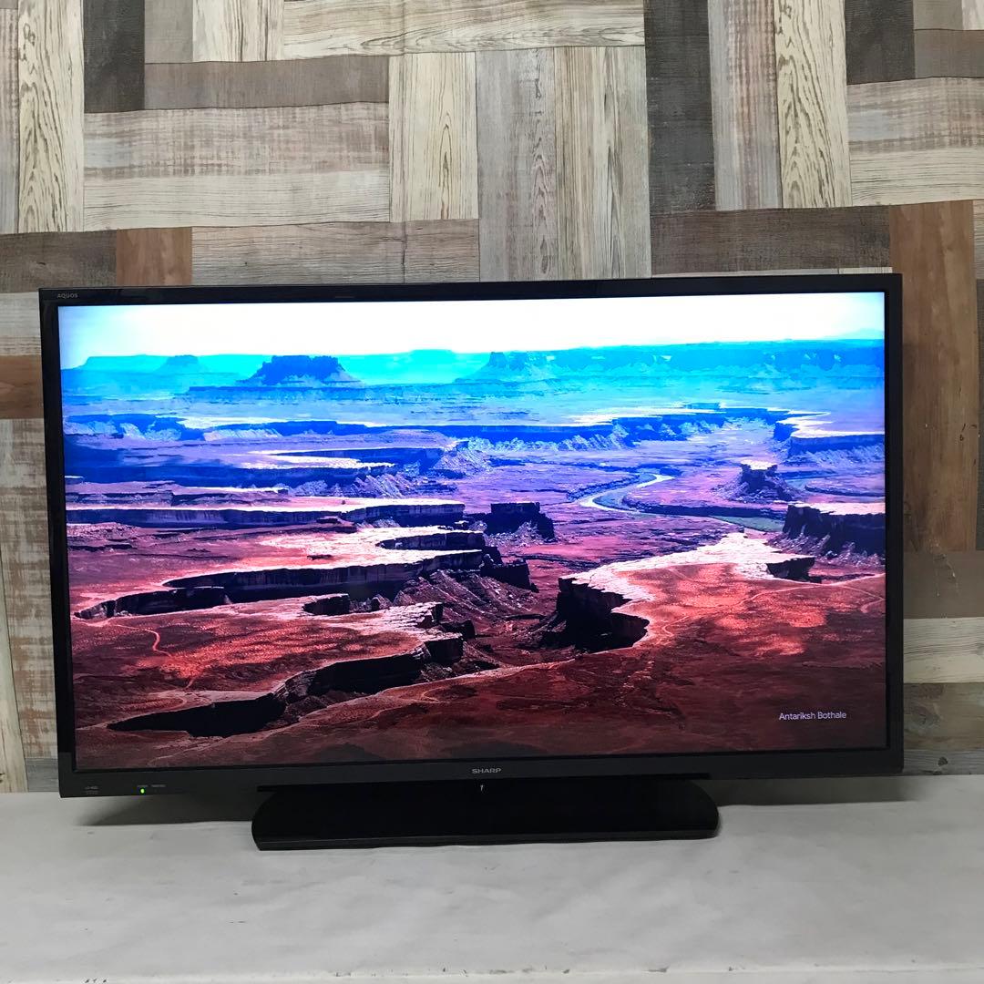即日受渡❣️送料込SHARP AQUOS40型液晶TV外付けHDD対応裏番組録画