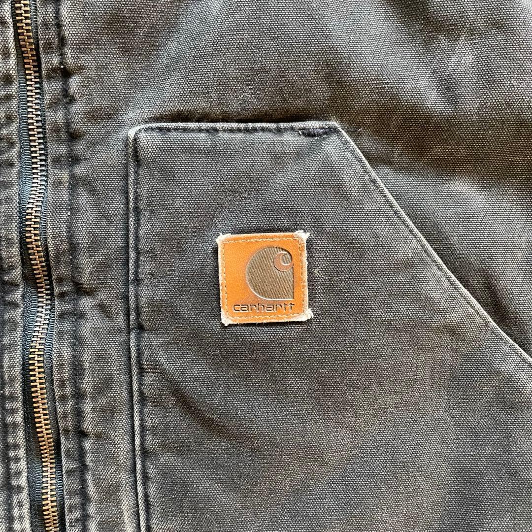 激レア USA製 カーハートXL ONX オニキス ダック ベスト ブラック 黒