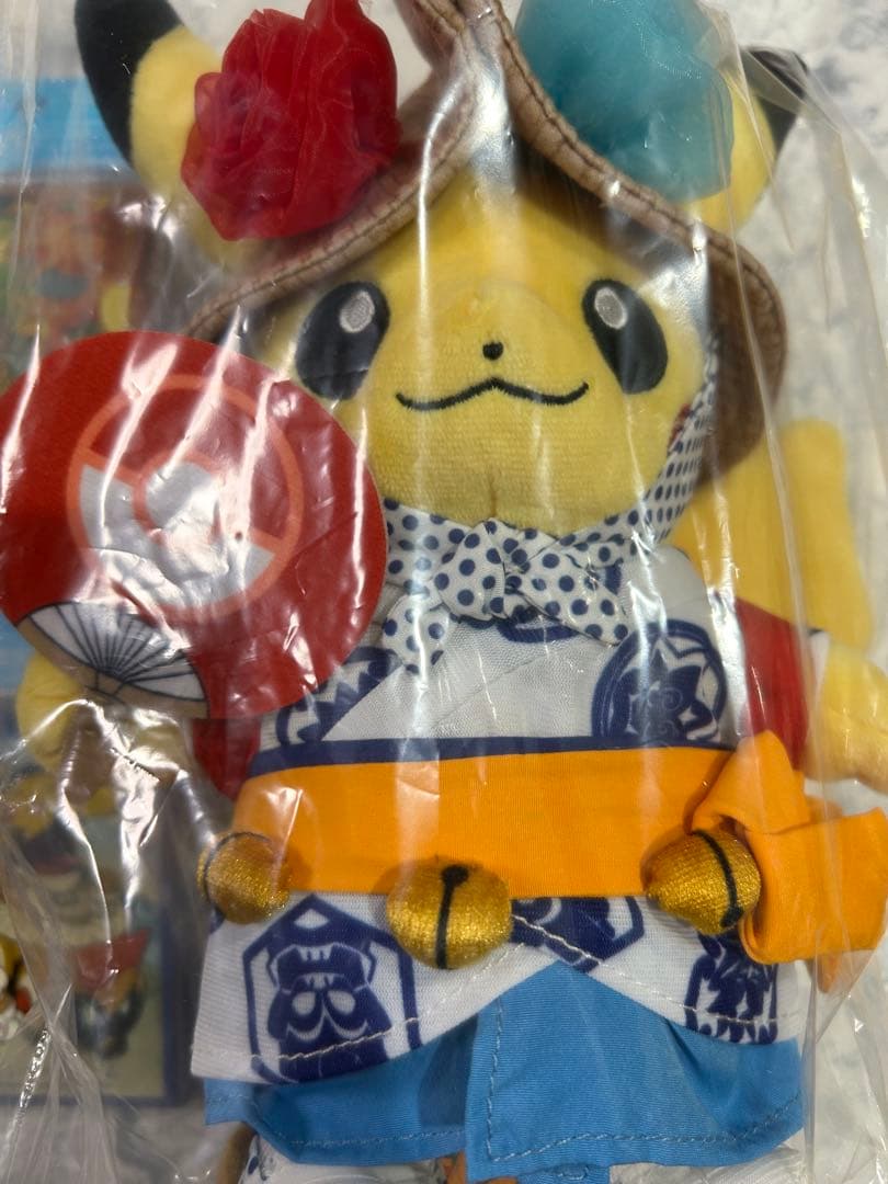 青森県 青森ねぶた祭り ピカチュウぬいぐるみ デッキシールド4個セット