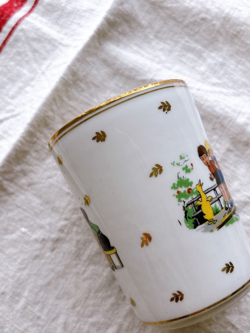 フランスアンティーク Limoges enfants・カップ