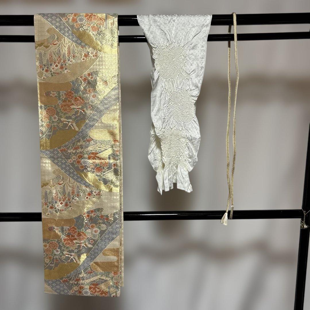 う*こ様 未使用近い 美品 袷 正絹 作家 金箔 黒留袖 フルセット 西陣