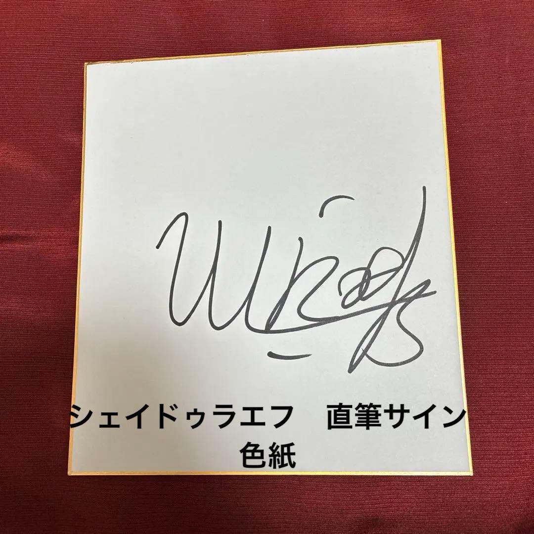 RIZIN ラジャブアリ・シェイドゥラエフ 直筆サイン色紙 朝倉未来