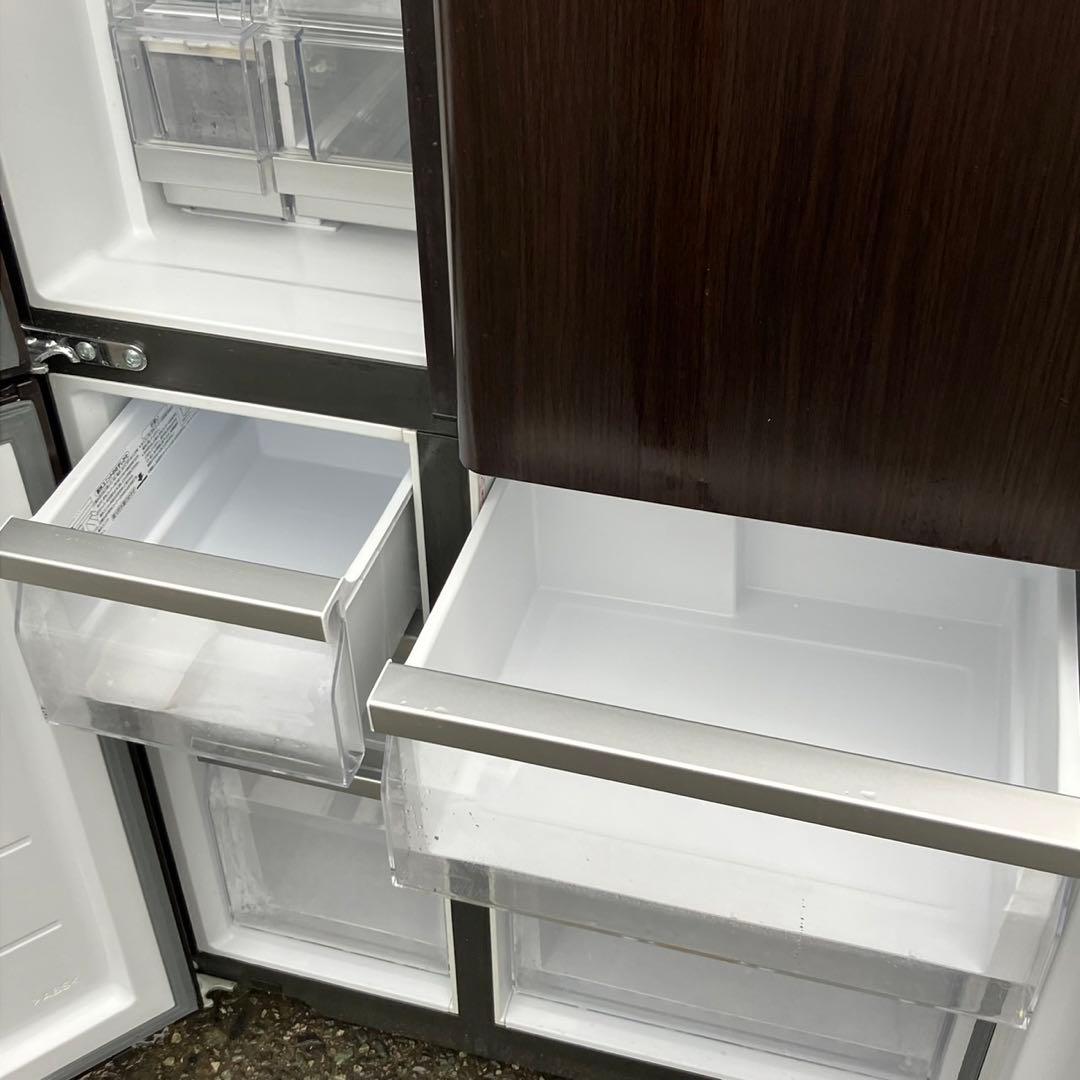 mm129F 2019年製 AQUA 大型冷蔵庫500L〜600L 木目調 - メルカリ