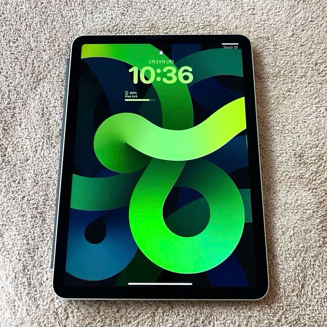 iPad Air 4 10.9 グリーン + スマートキーボード Folio - メルカリ