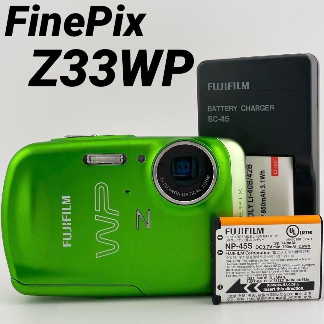 実写美⭕️良品【動作確認済】FUJIFILM 防水 FinePix Z33WP - メルカリ