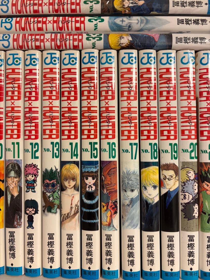 HUNTER×HUNTER 全巻セット 1-38巻 - メルカリ