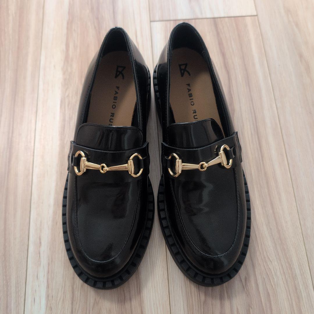 新品FABIO RUSCONIファビオルスコーニ☆37サイズビットローファー革靴 FABIO RUSCONI（ファビオルスコーニ） ローファー ビットローファー