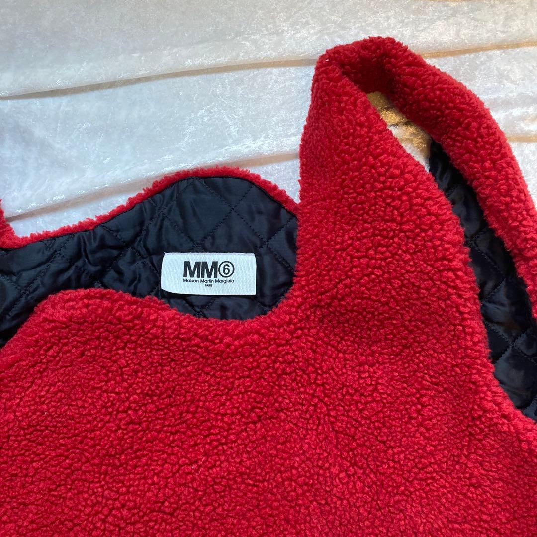 MM6 エムエムシックス　ボア　バッグ　レッド　トート ナイロン バッグ レッド（赤）系 MM6 Maison Margiela(エムエム