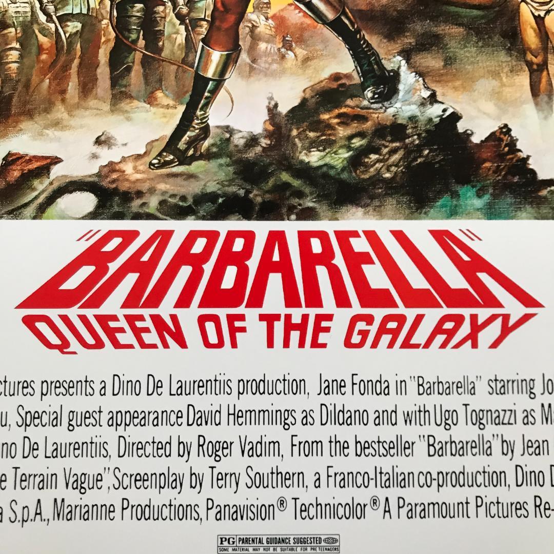 ポスター☆映画『バーバレラ』（Barbarella）1977年リバイバル公開
