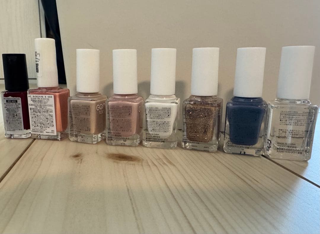 ネイルポリッシュセット 8本まとめ売り マニキュア - メルカリ