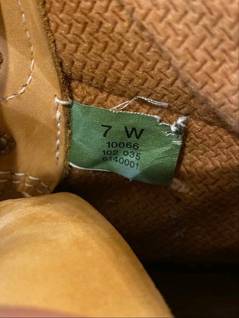 美品Timberland 10066 イエローブーツ7 25 ヌバックレザー - メルカリ