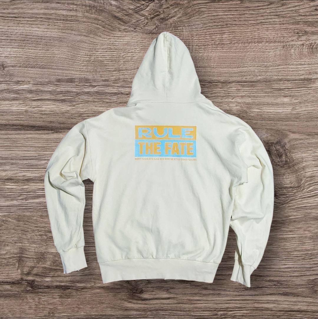 RULE THE FATE BOXロゴダメージパーカー XL マイファスhiro - メルカリ
