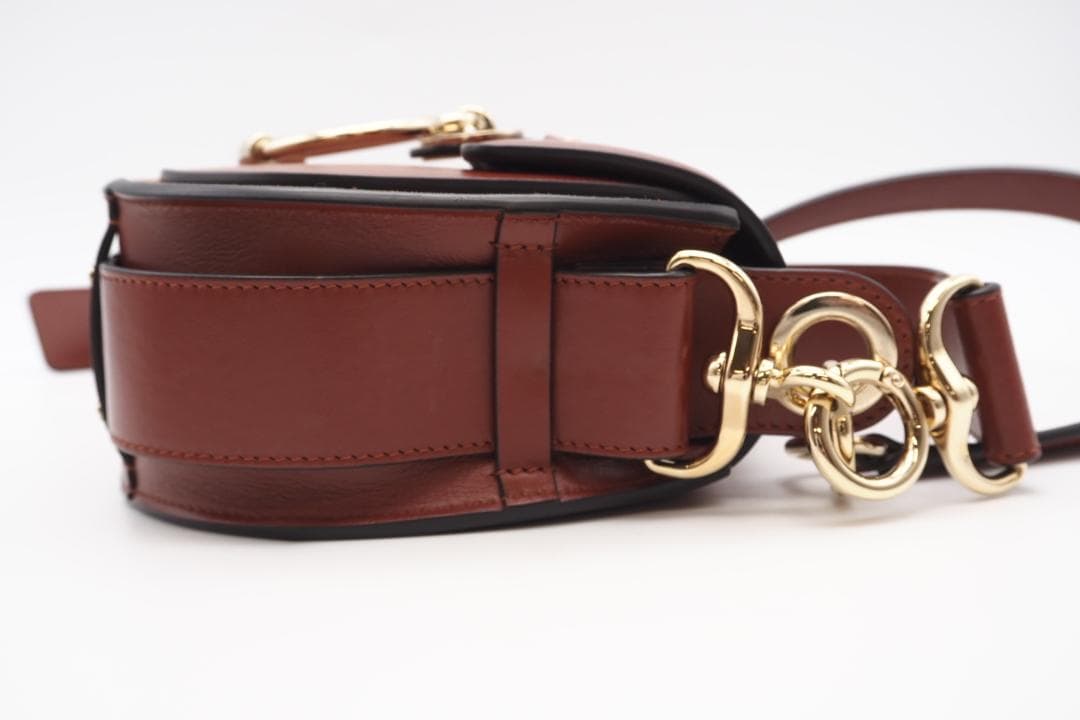 Chloe ショルダーバッグ シャイニー＆スエードレザー製 Tessスモール A